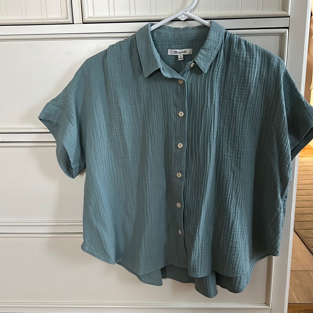 Gauze Button Down